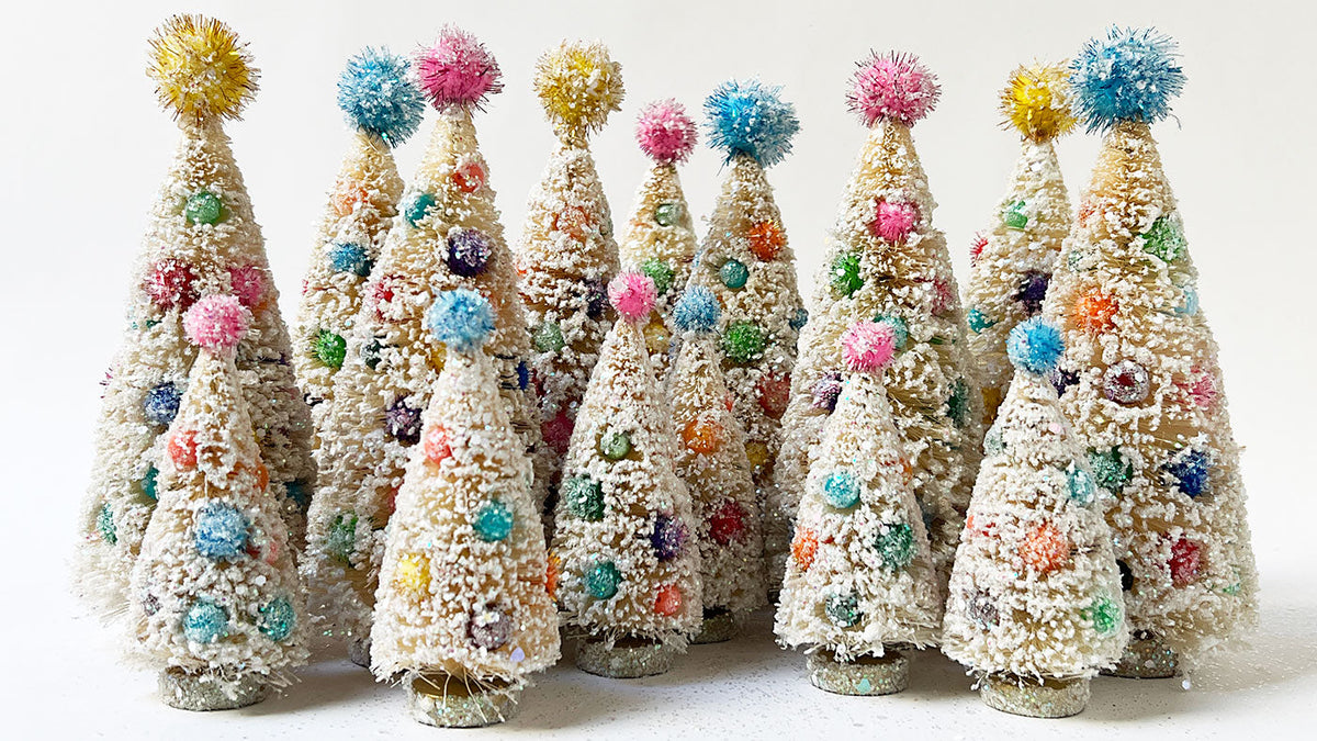 Holiday Bristle Trees, Wreaths, Cards, Tree Toppers and More! PATCH NYC