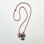 Collage Necklace: Light Pink (12-2)