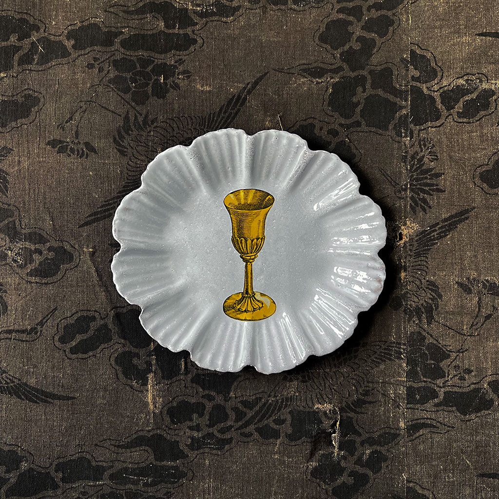 Astier de Villatte x John Derian Gold Cup Plate – PATCH NYC