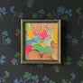 John Ross: Clouds - Original Painting in Vintage Frame