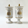 Vintage Ceramic Apothecary Jars Made in Italy (Set of 2)