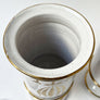 Vintage Ceramic Apothecary Jars Made in Italy (Set of 2)