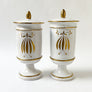 Vintage Ceramic Apothecary Jars Made in Italy (Set of 2)