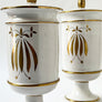 Vintage Ceramic Apothecary Jars Made in Italy (Set of 2)
