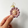 Baby Flower Glass Ornament