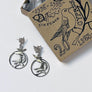 Bird & Flora Drop Earrings