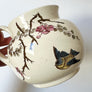 Vintage Ceramic Transferware Pitcher with Bird & Bird's Nest