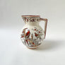 Vintage Aesthetic Movement Ceramic Pitcher with Two Birds in a Landscape