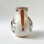 Vintage Aesthetic Movement Ceramic Pitcher with Two Birds in a Landscape