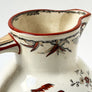 Vintage Aesthetic Movement Ceramic Pitcher with Two Birds in a Landscape
