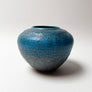 Vintage Teal Blue Studio Pottery Vase