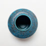 Vintage Teal Blue Studio Pottery Vase