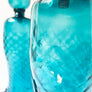 Vintage Glass Boot Decanters with Stoppers Made in Italy (Set of 2)