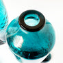 Vintage Glass Boot Decanters with Stoppers Made in Italy (Set of 2)
