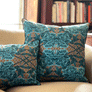 PATCH NYC Blue Peony Decorative Pillows