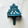 Vintage Painted Wood Wall Shelf with Scottie Dog