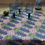 PATCH NYC Blue Trumpet Flower Linen Tea Towel