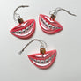 Smile with Braces Glass Ornament