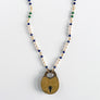 PATCH NYC Treasure Necklace: Vintage Brass Padlock