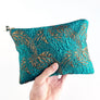 PATCH NYC Sparkle Brocade Bag: Gold & Teal