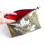 PATCH NYC Sparkle Brocade Bag: Gold & Cream