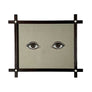 Don Carney Pair of Brown Eyes Art Print in Vintage Adirondack Frame