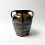 Vintage Patterned Double Handle Vase Made in Germany