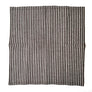 Chocolate Brown Stripe Linen Napkins (Set of 4)