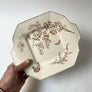 Vintage Brown Transferware Newport Ceramic Tray Made in England