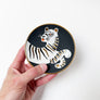 Waylande Gregory Small Bowl with Tiger Matte Black