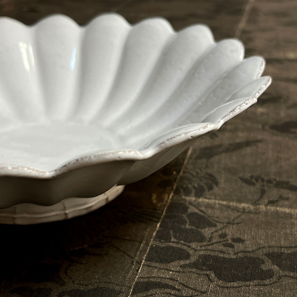 Astier de Villatte Large Footed Marguerite Bowl – PATCH NYC Astier de Villatte Large Footed Marguerite Bowl – PATCH NYC