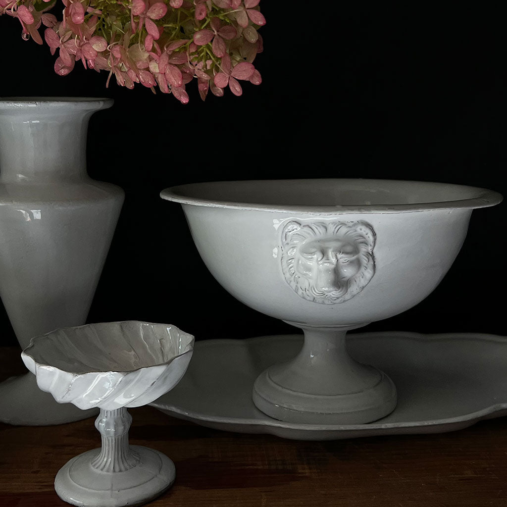 Astier de Villatte Lion Bowl on Stand – PATCH NYC Astier de Villatte Lion Bowl on Stand – PATCH NYC