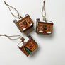 Cozy Cabin Glass Ornament