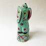 Vintage Chalkware Blue Elephant in a Hat
