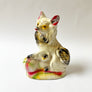 Vintage Chalkware Dog with a Ball