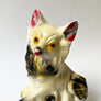 Vintage Chalkware Dog with a Ball