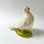 Vintage Chalkware Dove Figurine