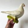 Vintage Chalkware Dove Figurine