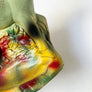 Vintage Chalkware Green Horse