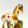Vintage Chalkware Red Spot Horse