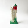 Vintage Chalkware Dog and Lamp Post