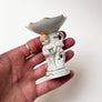 Vintage Porcelain Figural Cherub Stand with Small Dish Made in Japan