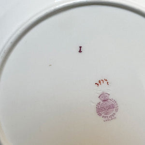 Vintage Mintons Decorated Ceramic Plates Made in England (Set of 4)
