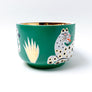 Waylande Gregory Deep Bowl with Leopards Green