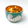 Waylande Gregory Deep Bowl with Leopards Green