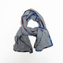 PATCH NYC Navy Check Classic Linen Scarf