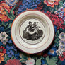 Vintage Classical Empire Illustrated Decorative Ceramic Plate