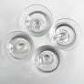 Vintage Drinking Glasses Clear (Set of 4)