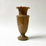 Victorian Light Brown Bristol Glass Tall Vase Made in England