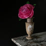 Victorian Light Brown Bristol Glass Tall Vase Made in England